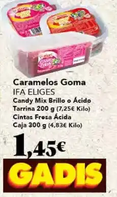 Gadis Ifa eliges - caramelos goma oferta