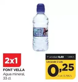 Alimerka Font vella - agua mineral oferta