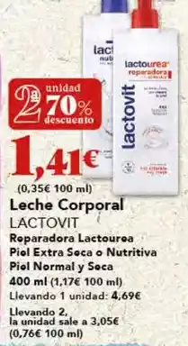 Gadis Lactovit - leche corporal oferta