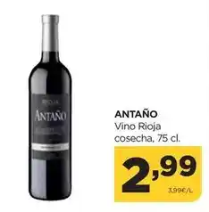 Alimerka De antaño - vino rioja cosecha oferta