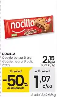 Eroski Nocilla - cookie negra oferta
