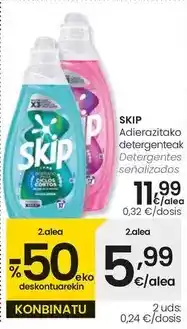 Eroski Skip - detergentes oferta