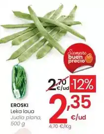 Eroski Eroski - judia plana oferta