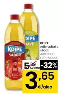 Eroski Koipe - aceites 1 l senalizados oferta