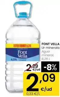 Eroski Font vella - agua mineral oferta
