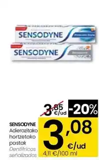 Eroski Sensodyne - dentifricos senalizados oferta