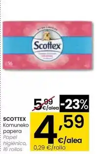 Eroski Scottex - papel higienico oferta