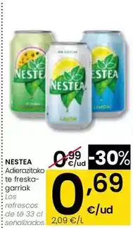 Eroski Nestea - los refrescos de te oferta