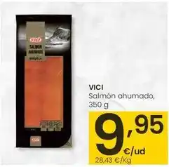 Eroski Vici - salmon ahumado oferta