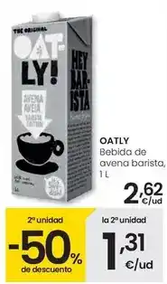 Eroski Oatly - bebida de avena barista oferta