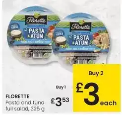Eroski Florette - pasta and tuna full salad oferta
