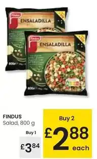 Eroski Findus - salad oferta