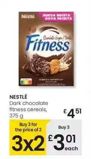 Eroski Nestlé - dark chocolate fitness cereals oferta