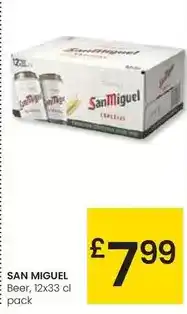 Eroski San miguel - beer oferta