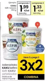 Eroski Kaiku - kéfir natural oferta