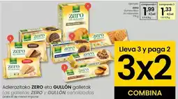 Eroski Zero - galleta fibra sin azúcares oferta