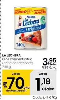 Eroski La lechera - leche condensada oferta