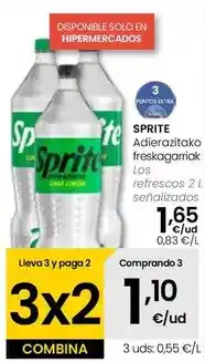 Eroski Sprite - los refrescos oferta
