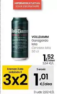 Eroski Voll-damm - cerveza lata oferta