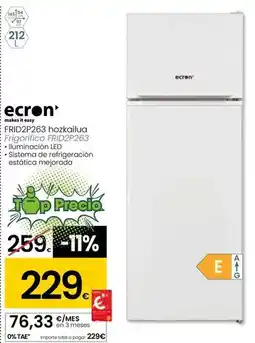 Eroski Ecron - frigorífico frid2p263 oferta
