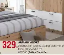 Fes Més Armari velvet oferta