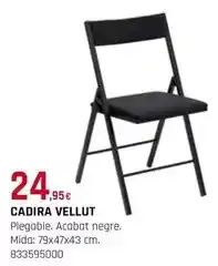 Fes Més Cadira vellut oferta