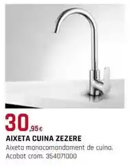 Fes Més Aixeta cuina zezere oferta