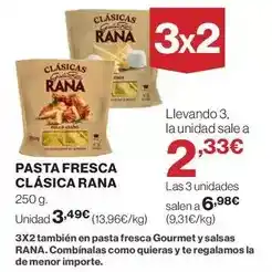 Supercor Rana - pasta fresca clásica oferta
