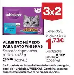 Supercor Whiskas - alimento humedo para gato oferta