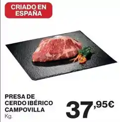 Supercor Campomayor - presa de cerdo iberico oferta