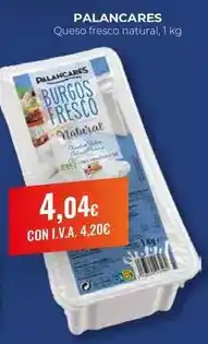 CashDiplo Palancares - queso fresco natural oferta