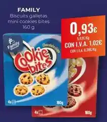 CashDiplo Family - biscuits galletas mini cookies bites oferta