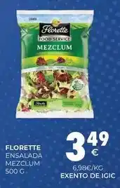 CashDiplo Florette - ensalada mezclum oferta