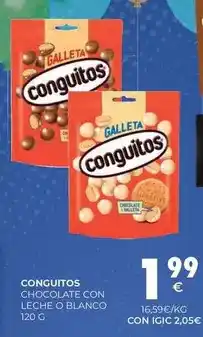 CashDiplo Conguitos - chocolate con leche o blanco oferta