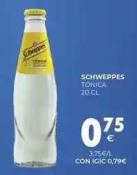 CashDiplo Schweppes - tonica oferta