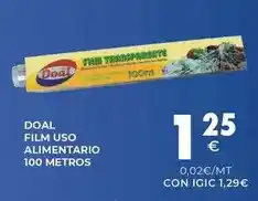 CashDiplo Film uso alimentario oferta