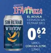CashDiplo El aguila - cerveza sin filtrar oferta