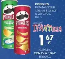 CashDiplo Pringles - patatas sour cream & onion u original oferta