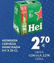 CashDiplo Heineken - cerveza manchada oferta