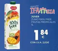 CashDiplo Juver - zumo 100% free frutas tropicales oferta