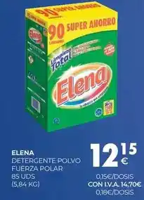 CashDiplo Elena - detergente polvo fuerza polar oferta