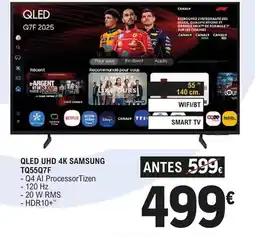 E.Leclerc Samsung - qled uhd 4k tq55q7f oferta
