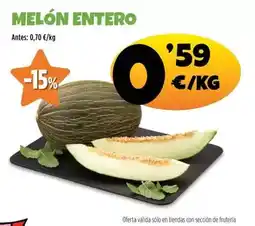 AhorraMas Melon entero oferta
