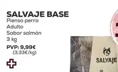 Kiwoko Salvaje - base pienso perro adulto sabor salmon oferta