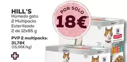 Kiwoko Hill's - humedo gato 2 multipacks esterilizado oferta