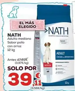 Kiwoko Nath - adult mediano sabor pollo con arroz oferta