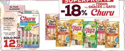 Kiwoko Churu - snack líquido para gato variedades de atún oferta