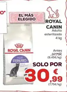 Kiwoko Royal canin - adulto esterilizado oferta