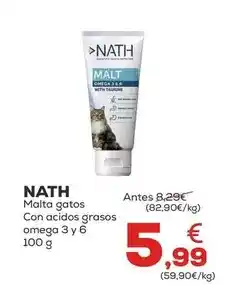 Kiwoko Nath - malta gatos con acidos grasos omega 3 y 6 oferta