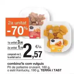 BonpreuEsclat Terra - pit de pollastre cruixent, o estil kentucky oferta